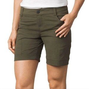 Prana Hazel Cargo Shorts Olive Green Size 12